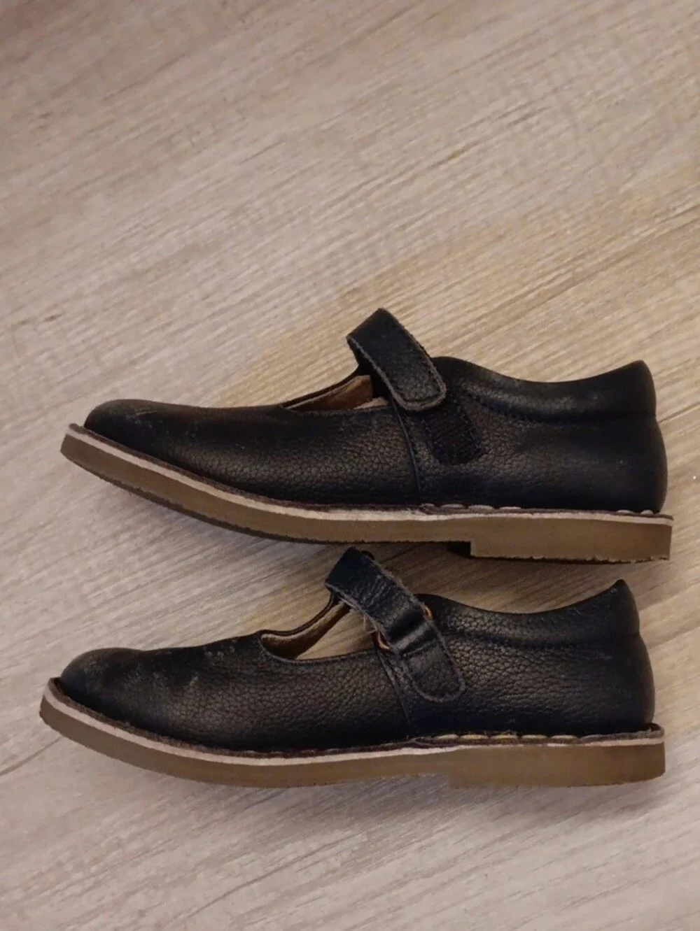 Mini Boden Black T-Strap Mary Jane Shoes for Kids